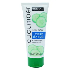 Beauty Formulas Cucumber Cool Moist 3 Min Clay Mask 100ml