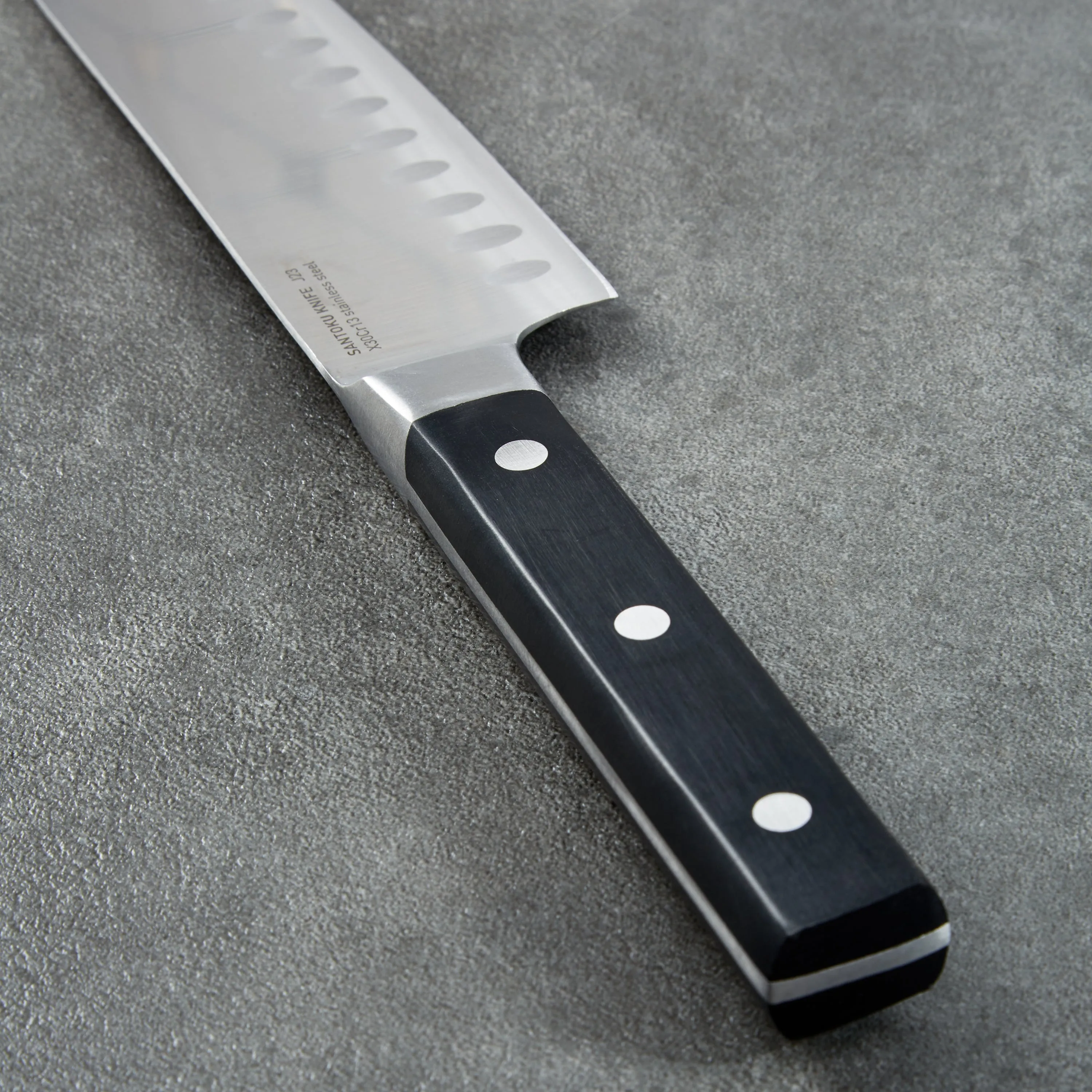 BergHOFF DiNA Gene Stainless Steel Santoku Knife, 7"