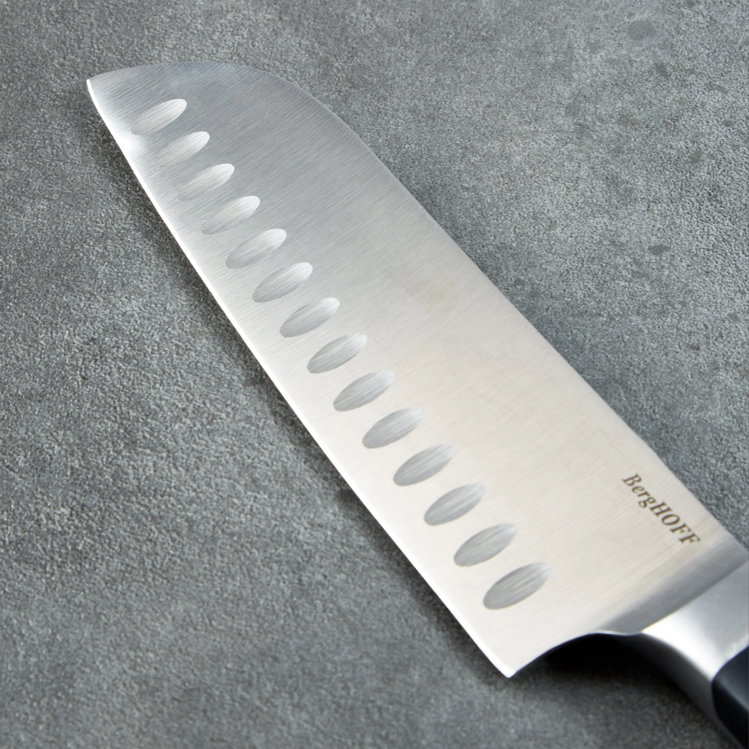 BergHOFF DiNA Gene Stainless Steel Santoku Knife, 7"