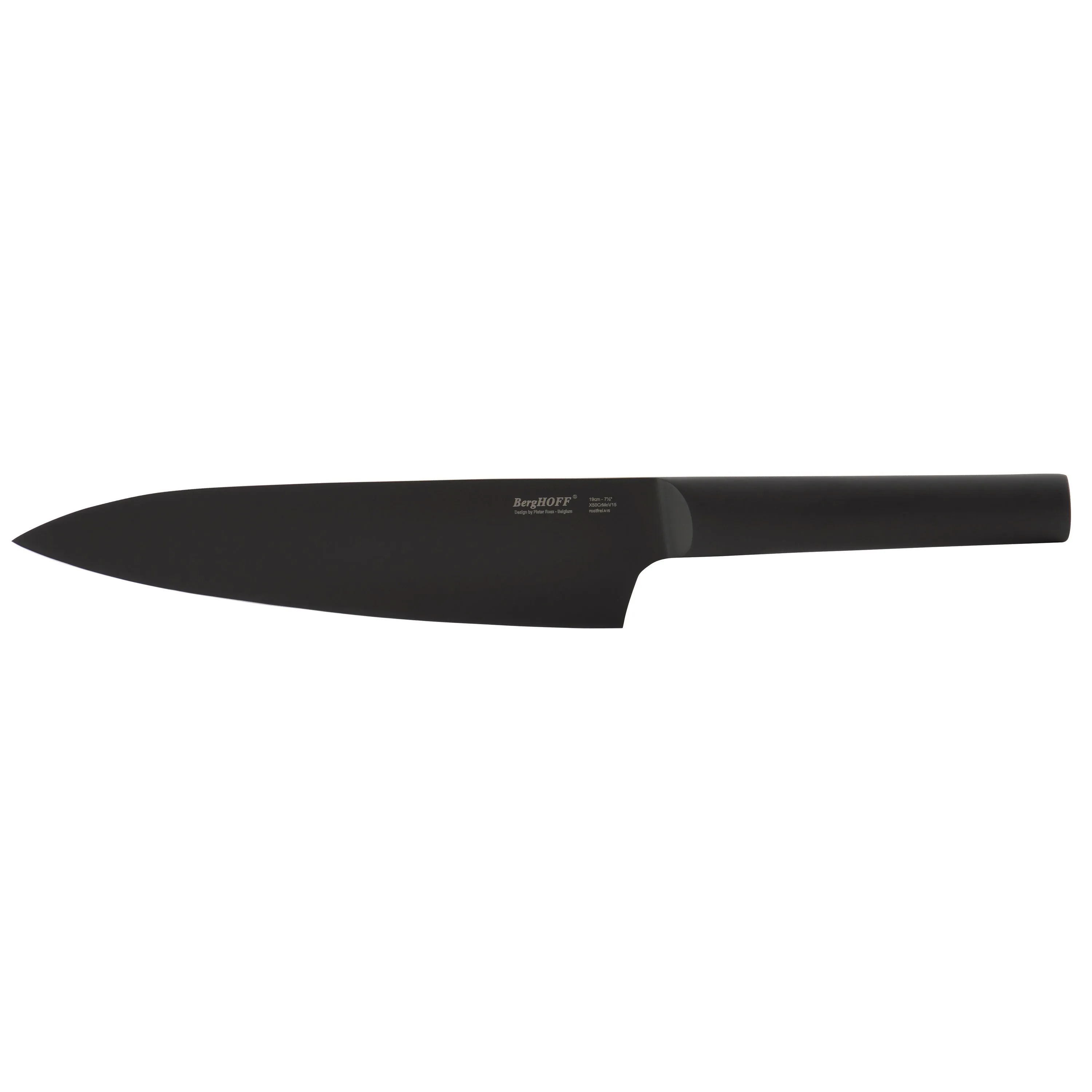 BergHOFF Ron Nonstick Chef's Knife 7.5", Black