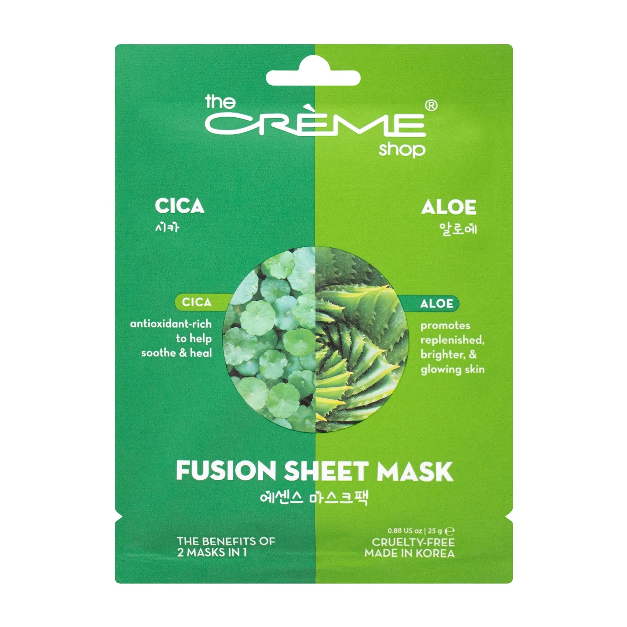 Cica & Aloe Vera Fusion Sheet Mask