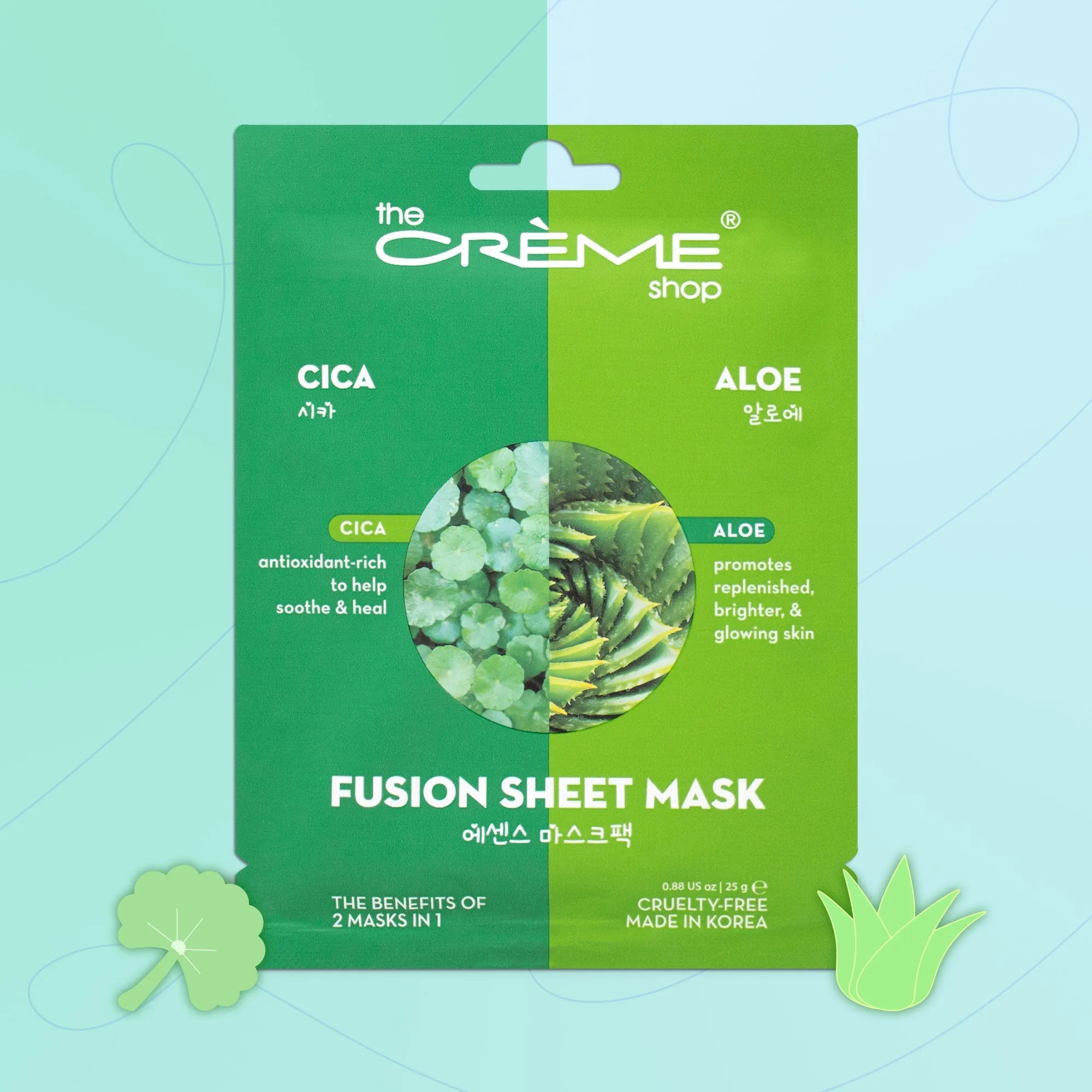 Cica & Aloe Vera Fusion Sheet Mask