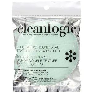 CLEAN LOGIC - Exfoliating Deal Round Texture Body Scrubber - 1 Pack