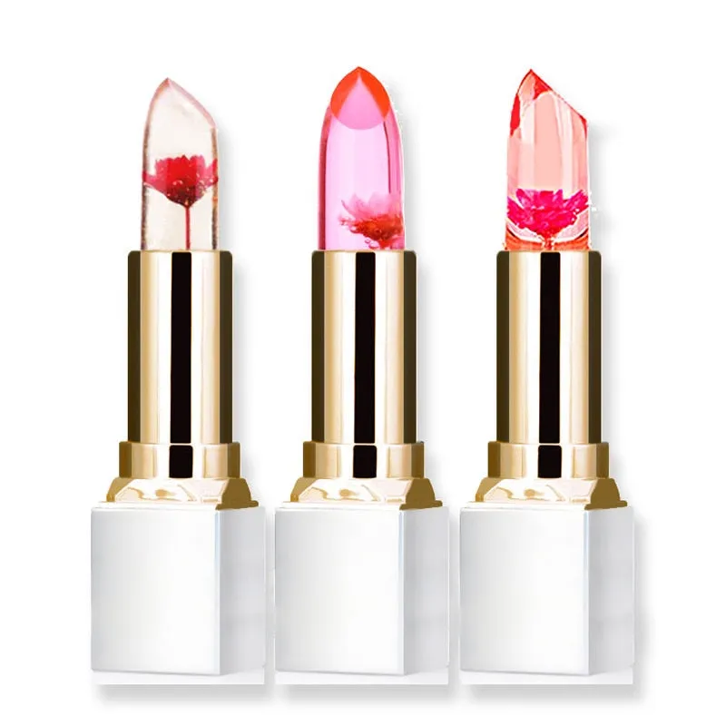 Color Change Long-lasting Flower Jelly Moisturizer Lipsticks