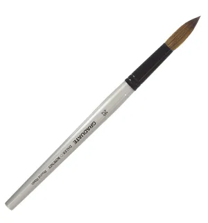 Daler Rowney Graduate Brush Short Handle Pony/Synthetic Round Wash 26x12mm