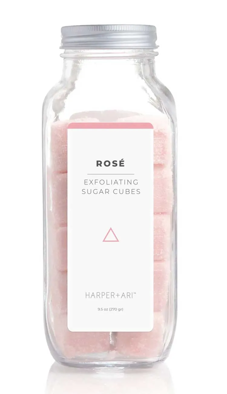 Exfoliating Rose Sugar Cubes