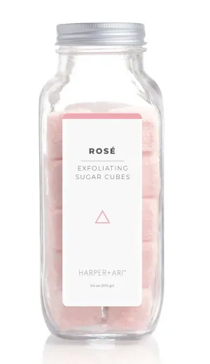 Exfoliating Rose Sugar Cubes