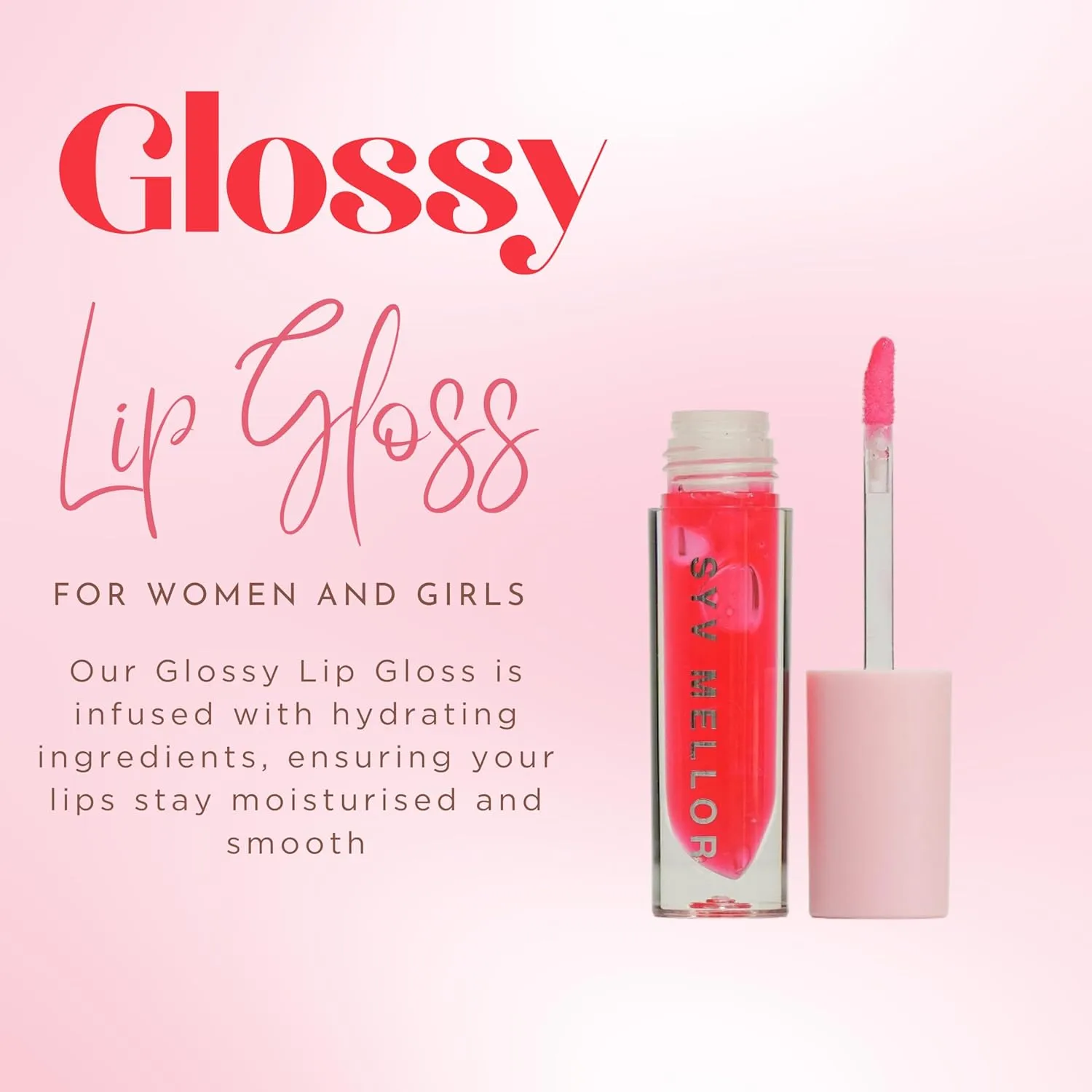 Glossy Lip Gloss Non-Sticky Hydrating Lips Glow Long Lasting High Shine Lip Glosses for Women and Girls Creates Fuller Lips & Plumper Pout - Baby Girl