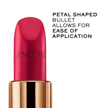 L'Absolu Rouge Intmatte Long-lasting hydrating lipstick, 12-hour wear shade 525 French Bisou Cool Strawberry Red, Lancome