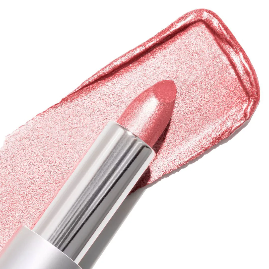 Lavish Crème | A Frosted Blush Rosy Pink Shimmer Lipstick