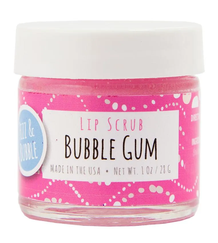 Lip Scrub Assorted Flavors Fizz & Bubble