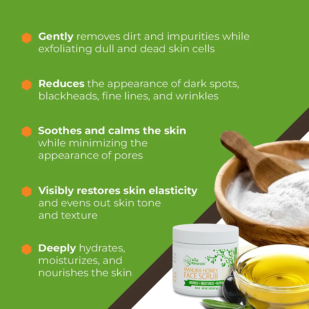 Manuka Honey Face Scrub