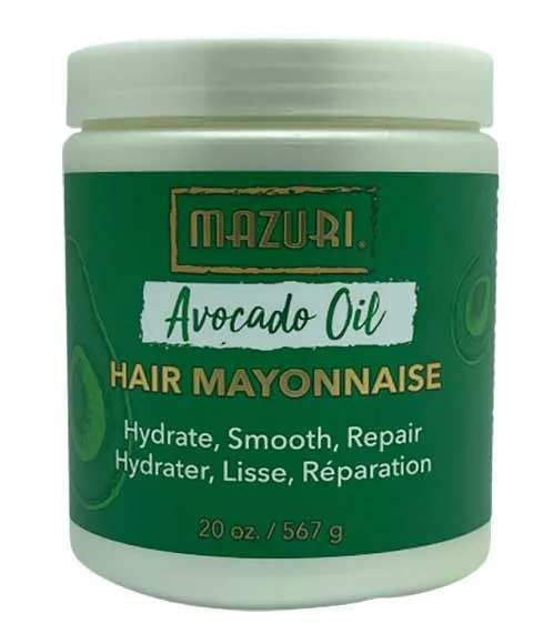 Mazuri Avocado Oil Hair Mayonnaise for Repair & Smooth Hair 567g