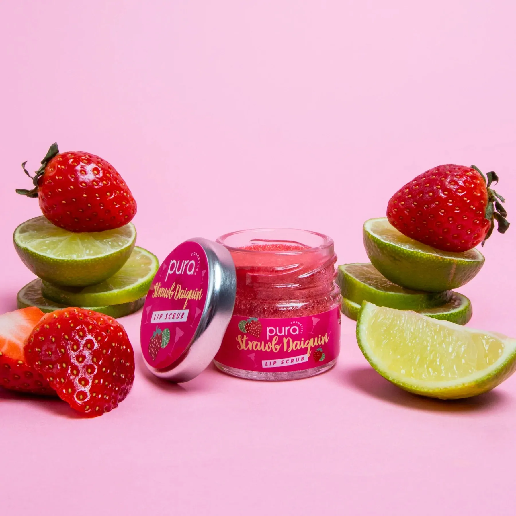 Pura Cosmetics - Strawb Daiquiri Lip Scrub