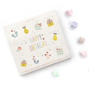 "Happy Birthday" Sugar Cube Scrub Gift Set - Large