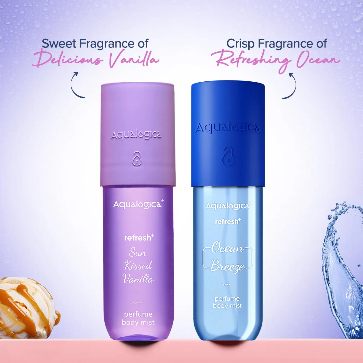 Refresh  Ocean Breeze & Vanilla Kiss Body Mist Duo