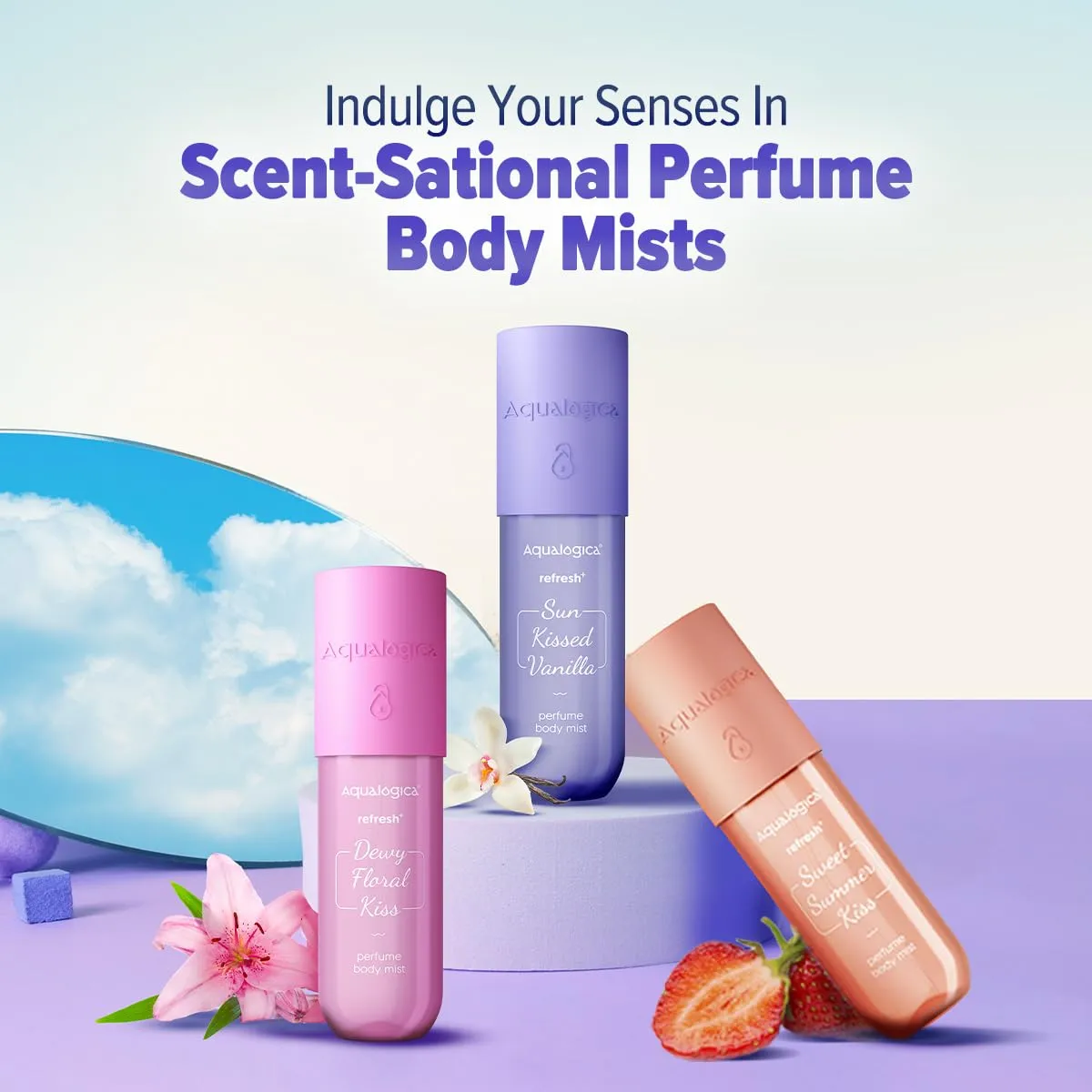 Refresh  Perfume Body Mist Trio