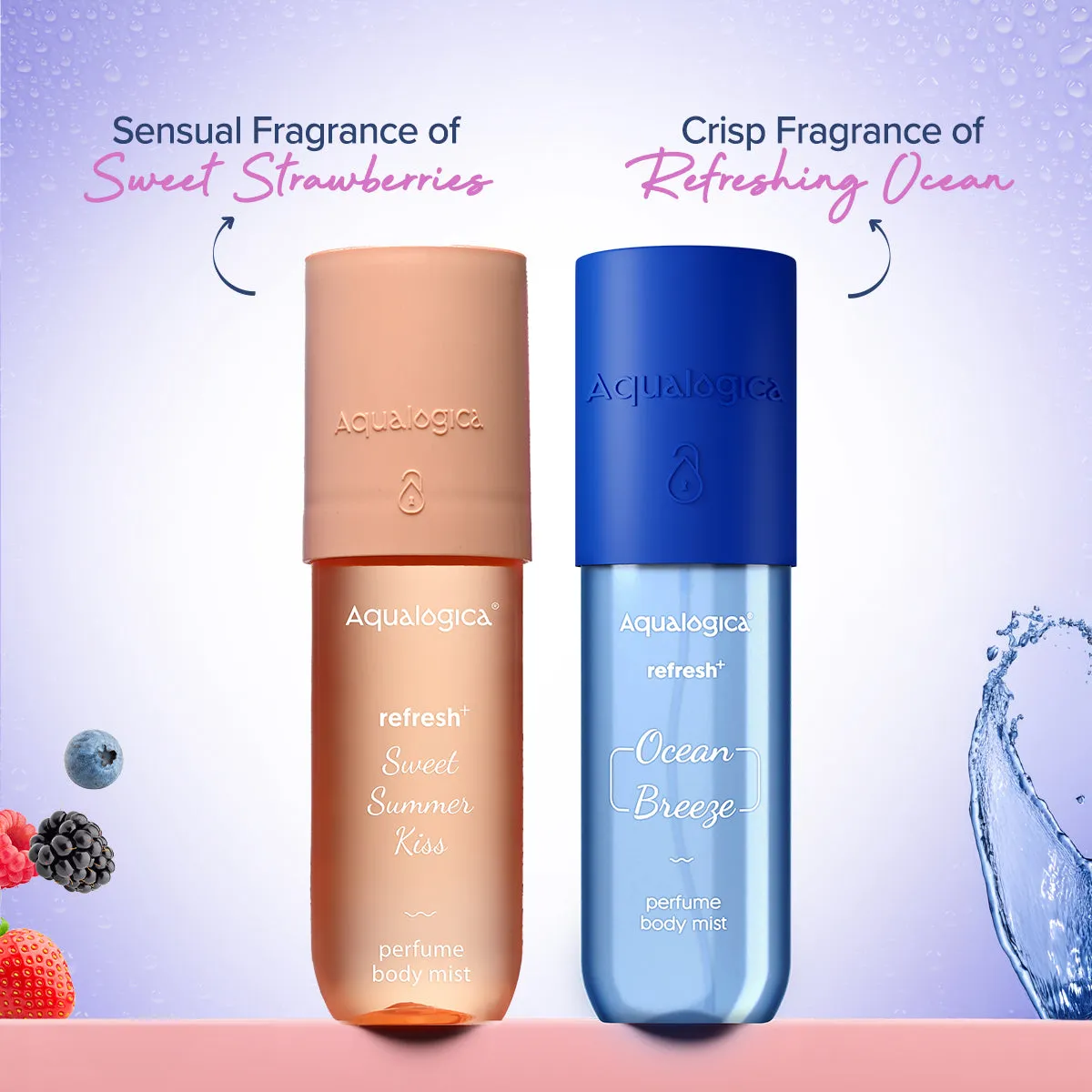 Refresh  Sea Breeze & Sweet Berry Body Mist Duo