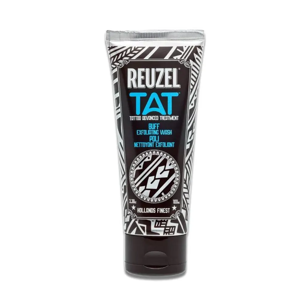 Reuzel TAT Buff Exfoliating Wash 100ml - Gentle Tattoo Cleanser