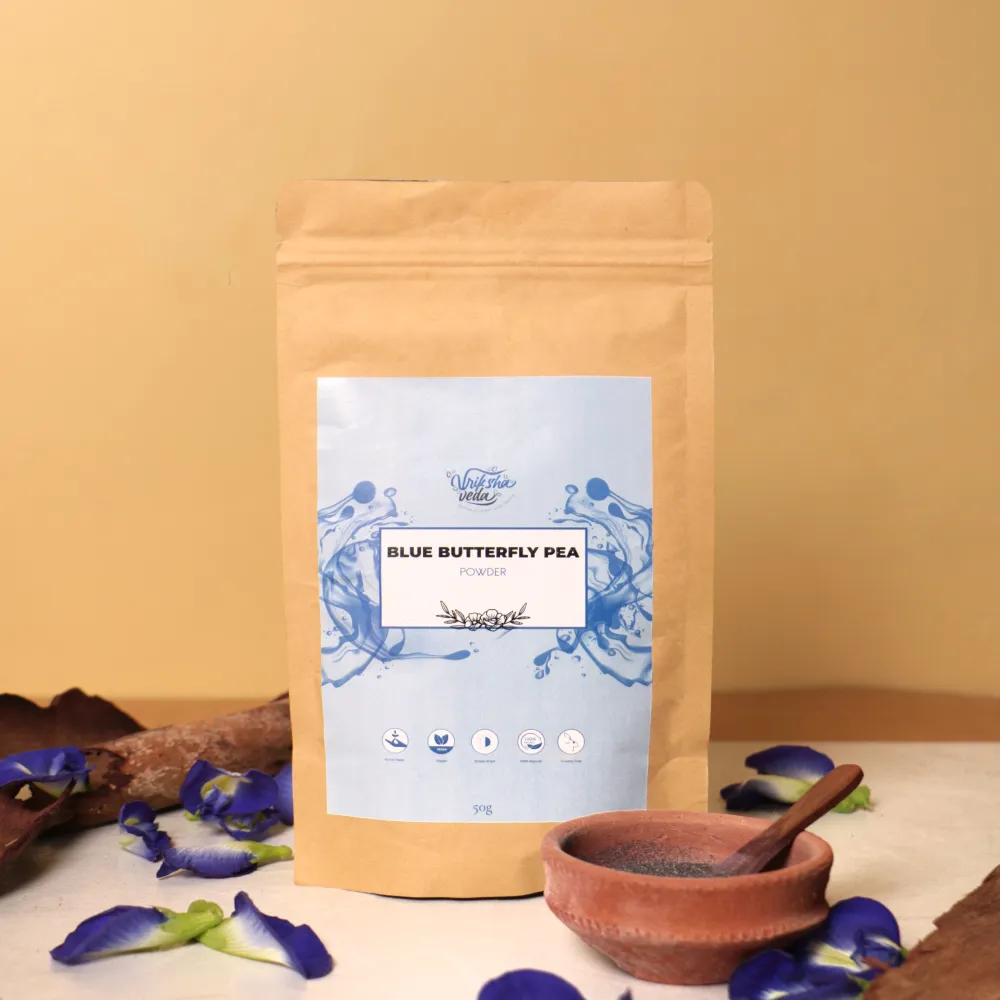 Vriksha Veda Blue Butterfly Pea Powder 50 gm