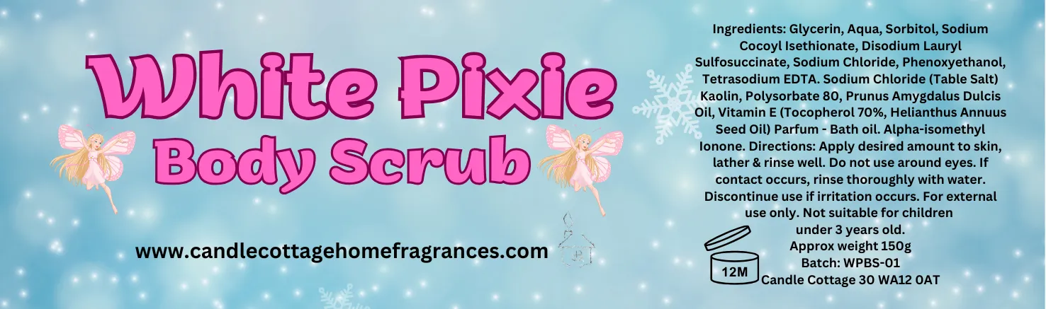 White Pixie Body Scrub