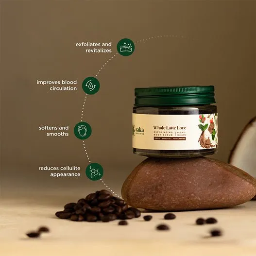 Whole Latte Love | Handmade Exfoliating Coffee Body Scrub (150gms)